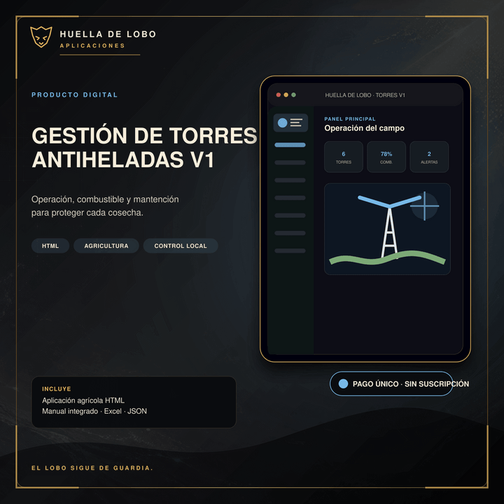 Gestión de Torres Antiheladas
