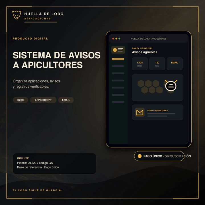 Sistema de Avisos a Apicultores