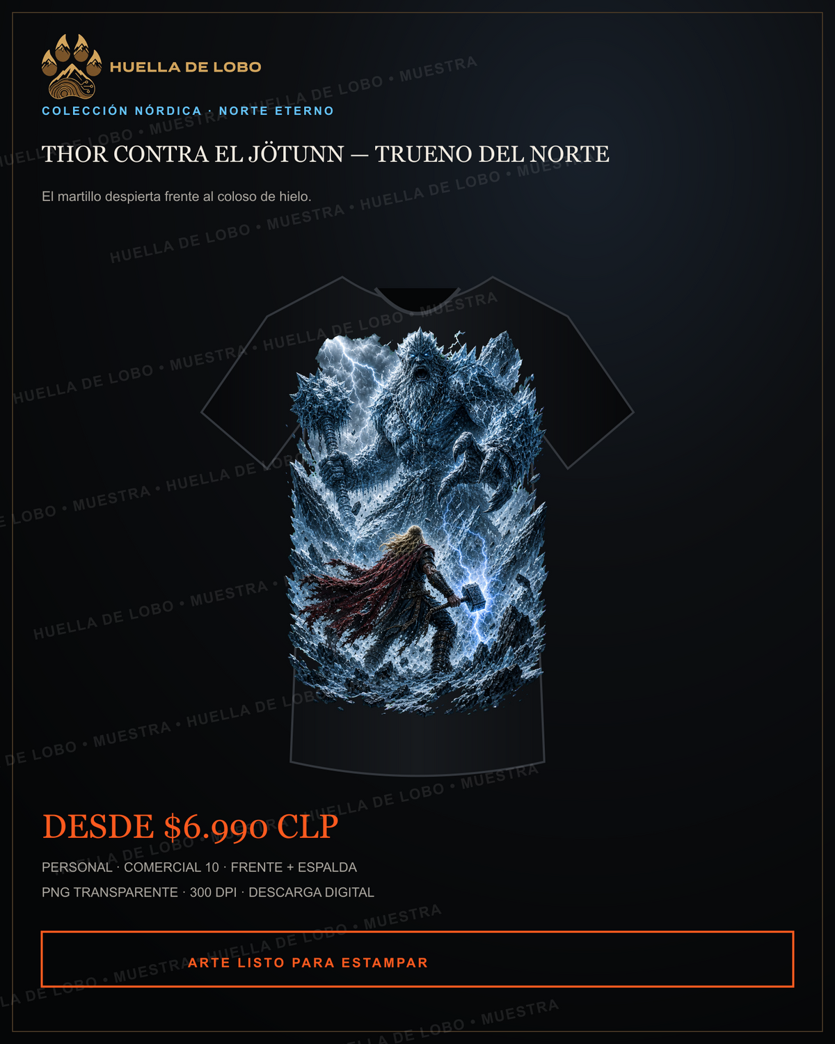 Thor contra el Jötunn — Trueno del Norte